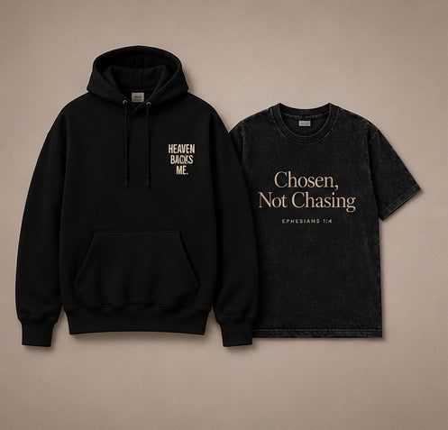 Chosen Bundle Black (Hoodie + Tee)